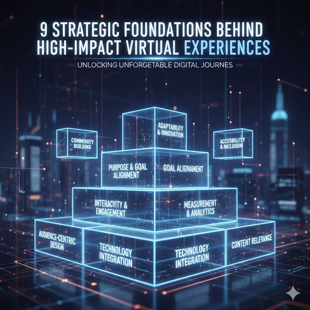 9 Strategic Foundations Behind High-Impact Virtual Experiences
